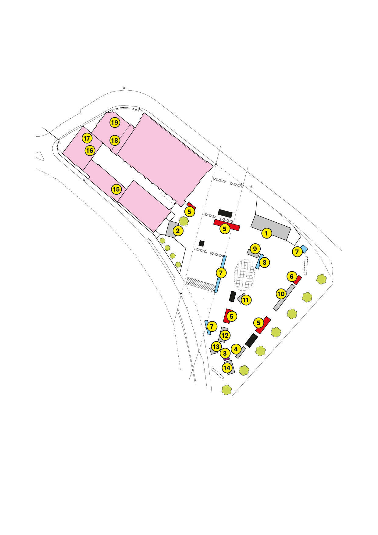 Lageplan des Festivals